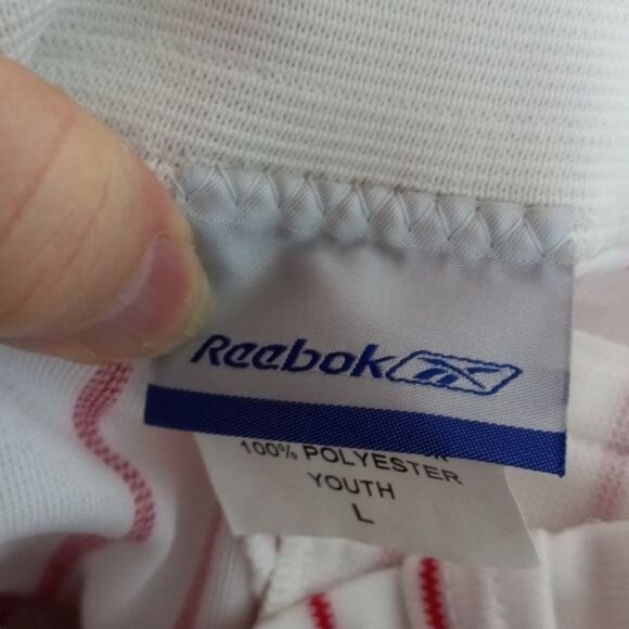 Reebok Size Youth Large Baseball Pants Red Stripe Pattern 100% Polyester NEW - Picture 10 of 12